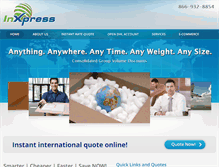 Tablet Screenshot of inxpressarizona.com